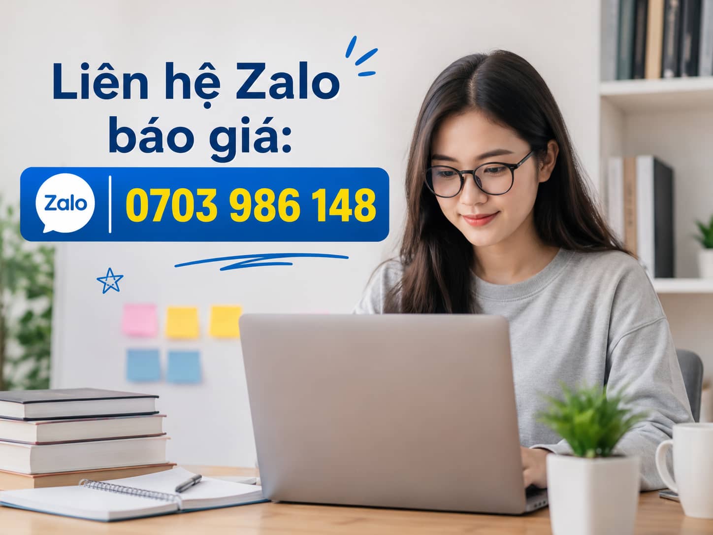 Liên hệ ZALO dịch vụ 0703 986 148 để nhận báo giá chi tiết