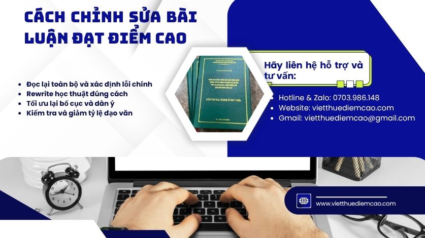 Cách chỉnh sửa bài luận đạt điểm cao
