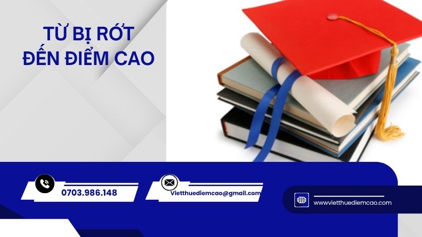 Bài luận bị rớt đến điểm cao.