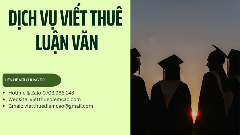 Dịch vụ viết thuê luận văn tại vietthuediemcao