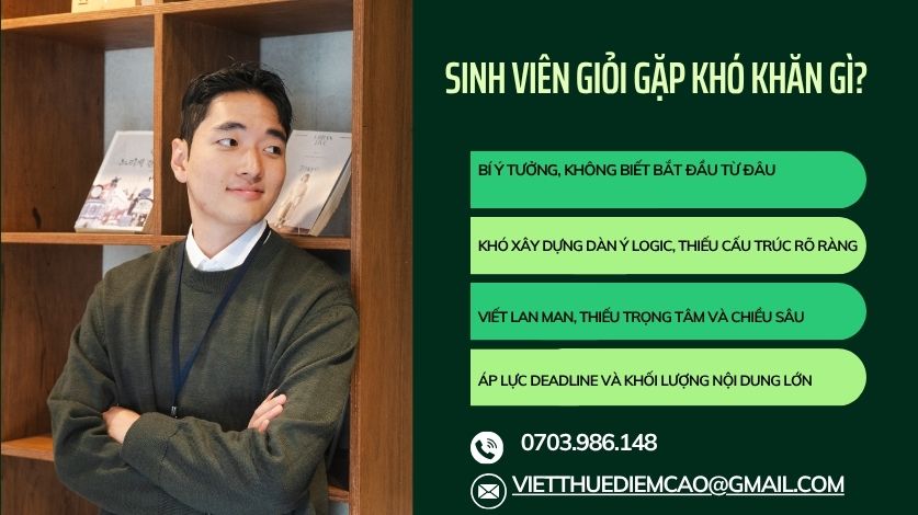 Sinh viên giỏi gặp những khó khăn nào?