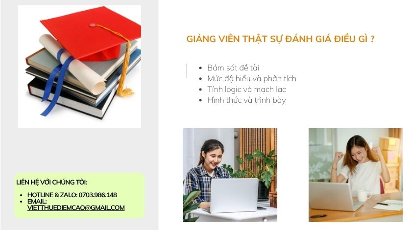Những tiêu chí chấm điểm bài luận